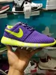 nike roshe run slip on femmes promo militar fluorescent purple